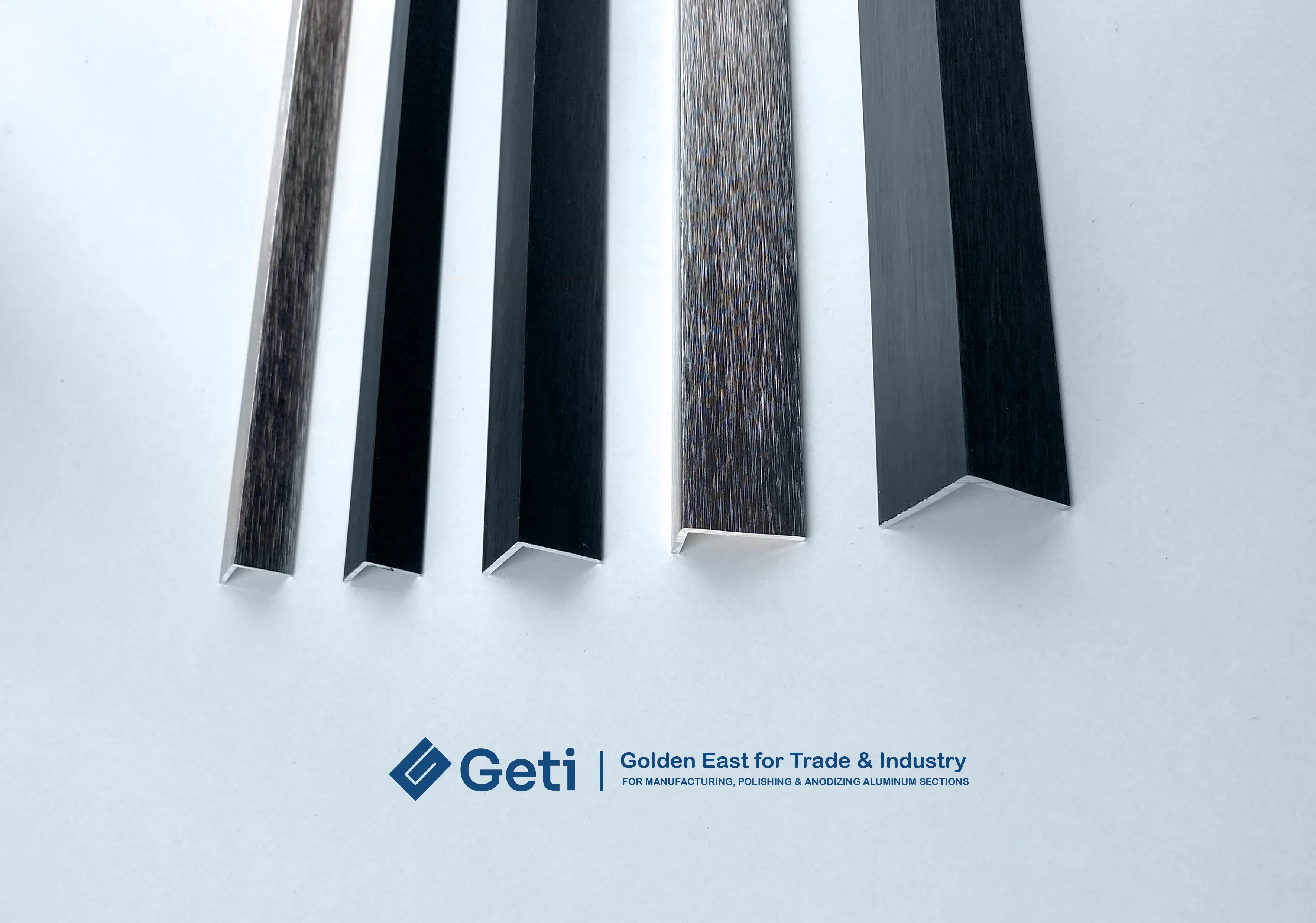 Aluminum Decorative Corner Profile - Anodized Finish / زاوية ديكور ألومنيوم بتشطيب أنودة